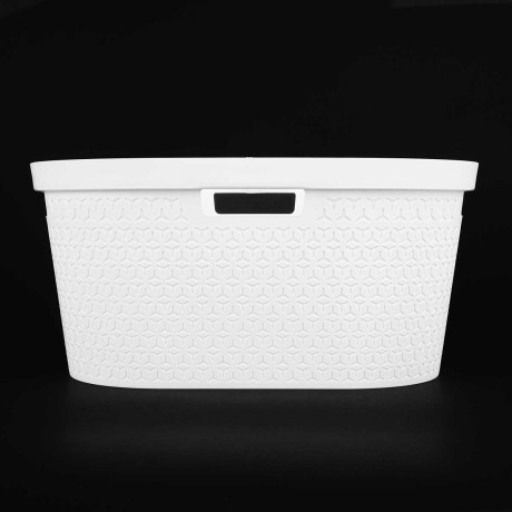Таз для белья Элемент 35 л белый БШ9021 х6