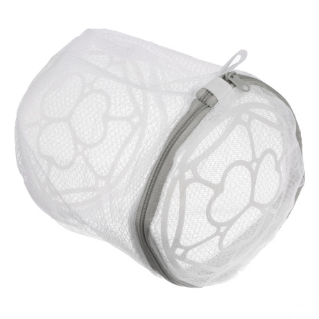 Мешок для стирки белья тм VETTA, цилиндр, на замке, пластик, полиэстер, d15х16h см