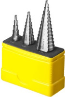 Набор STAYER &quot;MASTER&quot;: Ступенч. сверла по мет, стальHSS, d4-12мм5ступ, d4-20мм9ступ., d4-30мм14ступ.