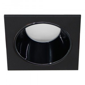 Feron св-к встр. MR16 GU5.3 "квадрат" черный + черный хром металл пласт 35х92 35х92 DL3112 51408