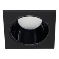 Feron св-к встр. MR16 GU5.3 &quot;квадрат&quot; черный + черный хром металл пласт 35х92 35х92 DL3112 51408