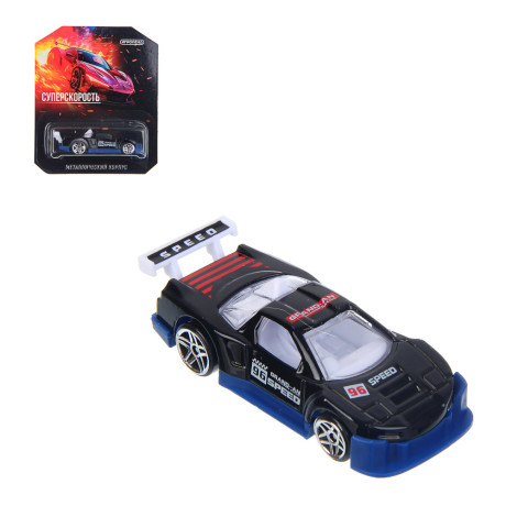 ИГРОЛЕНД Машинка "Супер скорость", металл, РР, 10,9х13 см, 24 дизайна