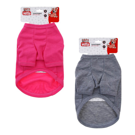 VETTA Толстовка для домашних животных, хлопок, полиэстер, S 28см