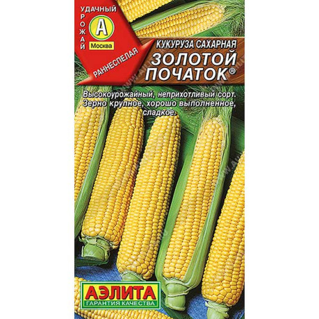 Кукуруза Золотой початок Аэлита Ц x10