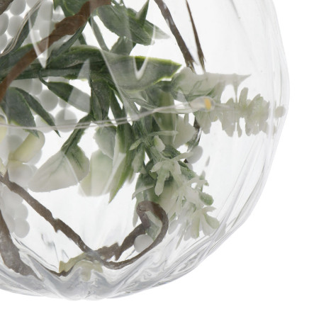 СНОУ БУМ Шар 8 см, прозрачный с декором внутри, LED, 2 вида