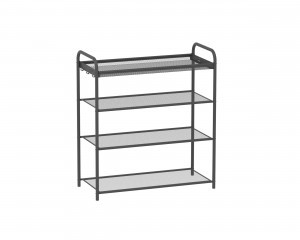 Подставка д/обуви (пвл) Верона24 (4полки) 65*30*79см (графит) ПДОВ24ГР под заказ ЗМИ