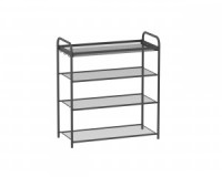Подставка д/обуви (пвл) Верона24 (4полки) 65*30*79см (графит) ПДОВ24ГР под заказ ЗМИ