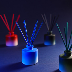 LADECOR Аромадиффузор с цветными палочками, LUX, 50 мл, 4 аромата
