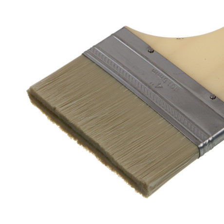 ЕРМАК Набор 4х малярных флейцевых кистей смешанный ворс: 25/50/70/100мм