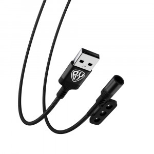 BY Кабель для зарядки Магнитный 3 в 1, iP/Micro USB/Type-C, 1м, 2.1А, черный