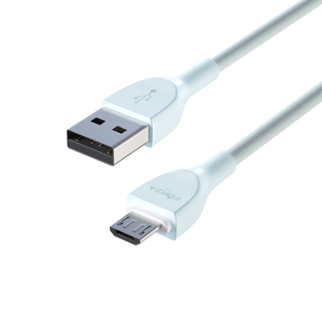 FORZA Кабель для зарядки Акварель Micro USB, 1м, 2А, 4 цвета, пакет
