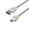 FORZA Кабель для зарядки Акварель Micro USB, 1м, 2А, 4 цвета, пакет