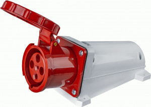 Navigator розетка силовая CEE (разъем) NCA-SR134-63-380 стационарная наружная 63А 3P+PE IP54, 14301