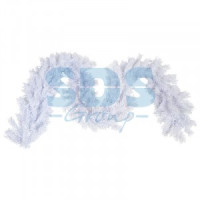 Белоснежный еловый шлейф 2,7м 307-121 Neon Night