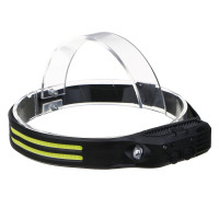 ЕРМАК Фонарь налобный, сенсорный, XPE+ COB, 6 режимов, 1200мАч, зарядка Type-C, 310х32 мм