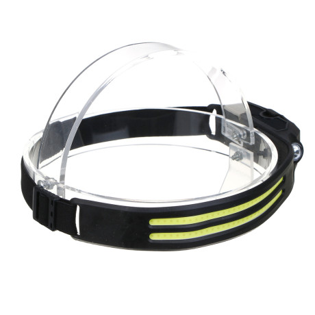 ЕРМАК Фонарь налобный, сенсорный, XPE+ COB, 6 режимов, 1200мАч, зарядка Type-C, 310х32 мм