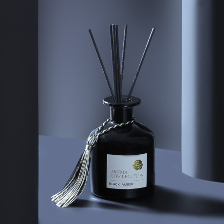 BY Аромадиффузор в декоративном флаконе, 230 мл, аромат (BLACK AMBER)