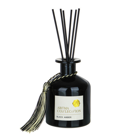 BY Аромадиффузор в декоративном флаконе, 230 мл, аромат (BLACK AMBER)