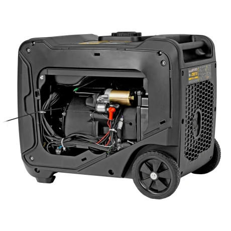 Генератор инверторный GS-4500iSE, 4,5 кВт, 230 В, закрытый корпус, электростартер Denzel