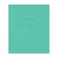 Тетрадь 24л. Маяк, клетка с полями, зелен. обложка, офсет 55 г/м2 Т 5024Т2 5Г 103426