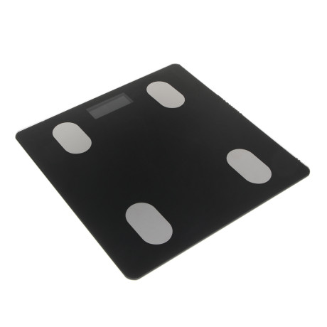 LEBEN Весы напольные, диагностические, до180 кг, от 3хAAA, стекло, чёрный