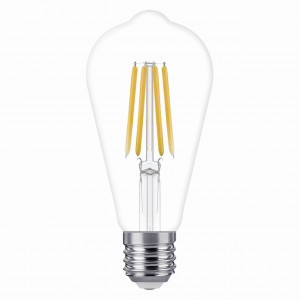 SmartBuy ART ST64 E27 16W(1521lm) 2700К 2K филамент (нитевидная) 64x146мм SBL-ST64Art-16-27K-E27