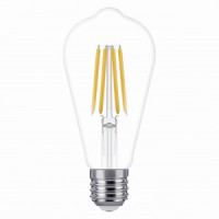 SmartBuy ART ST64 E27 16W(1521lm) 2700К 2K филамент (нитевидная) 64x146мм SBL-ST64Art-16-27K-E27