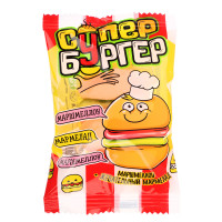 Маршмеллоу с жевательным мармеладом &quot;СУПЕР БУРГЕР&quot; 15гр