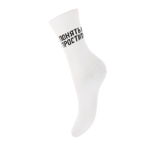 Носки с надписями, GALANTE, р. 23-25, 80% хлопок, 17% полиамид, 3% эластан, цвета в ас-те