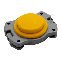 Головка триммерная универсальная алюминий, шайба 8 мм, 10 мм Denzel