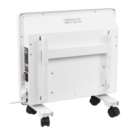 Конвектор электрический КМ-1000.1, 230 В, 1000 Вт, X-образный нагреватель, колеса, термостат MTX