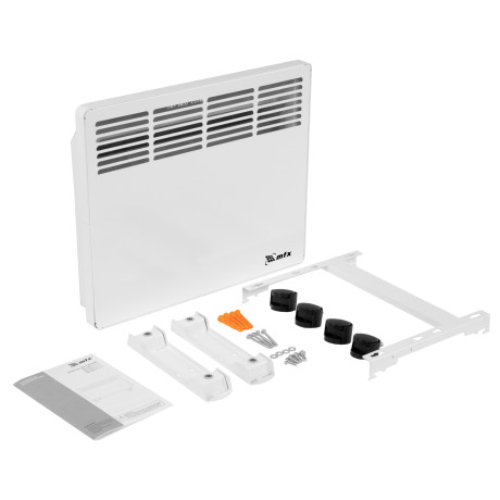 Конвектор электрический КМ-1000.1, 230 В, 1000 Вт, X-образный нагреватель, колеса, термостат MTX