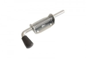 Засов Домарт пружинный 90) 190мм мод.2 б/п d-13мм10)