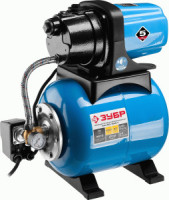 Станция насосная ЗУБР &quot;МАСТЕР&quot; М3 автоматическая, 1200 Вт, 63 л/мин, напор 46 м, бак 20 л, чугун