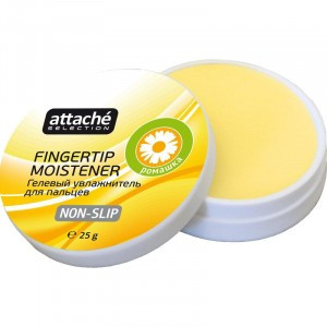 Подушка для смачивания пальцев гелевая гелевая Attache Selection Ромашка, 2 554620