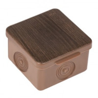 EKF Коробка распр. КМР-030-037 пылевлагозащ. без вводов (65х65х50) светл. дер. plc-kmr-030-037-s