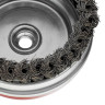 Щетка для УШМ Heavy Duty, 125 мм, М14, "чашка", крученая проволока 0.5 мм Matrix