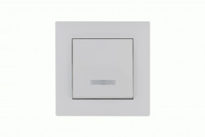 MAKEL Karea Rizz выкл. СУ 1 кл. (инд.) БЕЛЫЙ 88001021