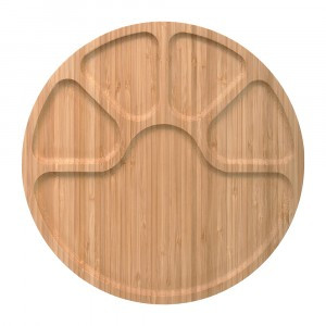 Менажница кргулая 5 секций d=29,5см, бамбук 17633 MARMITON