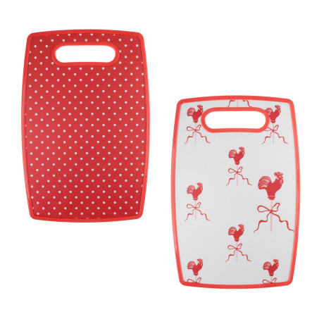 Доска разделочная тм VETTA, 20х30х1,2см, полипропилен 2 дизайна