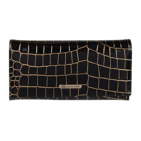 ЮL Кенсия Кошелек женский для купюр, карт и монет с фермуаром, ПУ, 18,5х10х3,5см, 2 цвета, КЖ24-16