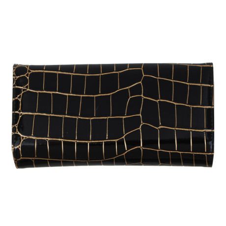 ЮL Кенсия Кошелек женский для купюр, карт и монет с фермуаром, ПУ, 18,5х10х3,5см, 2 цвета, КЖ24-16