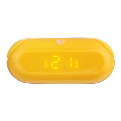 BY Наушники беспроводные TWS COLOR, 30/300мАч, BТ5.1, индикатор заряда, желтый