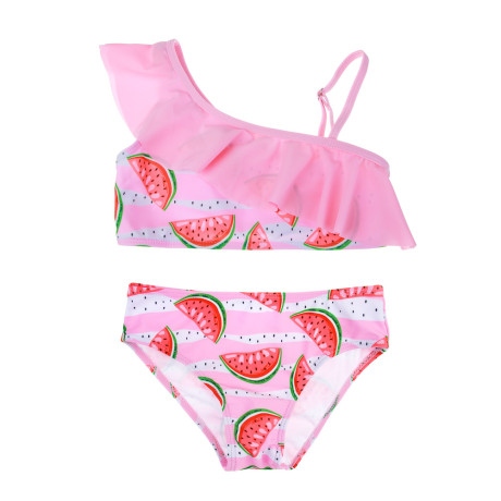 GALANTE Купальник для девочки раздельный, р.110-116, 82%полиэстер, 18%эластан, ВЛ25-02