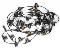 Гирлянда ул. "Белт Лайт" 20м+1,5м шнур, 80патр. E27 шаг 25см, черн. UDL-K111 80/E27/20M IP65 Uniel