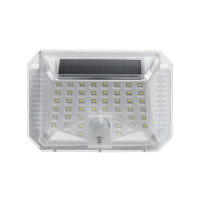 BY Светильник уличный настенный с сол. панелью, датчик движ., 3 режима, 110лм, 6500K, 1200мАч, IP65