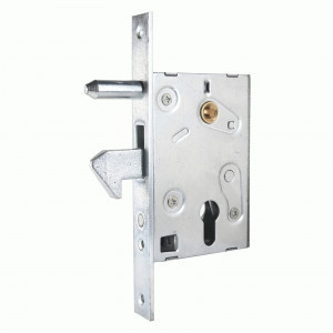 Замок врезной для откатных ворот б/руч БУЛАТ ЗВ4-1К.50.72.25.04 хром 50мм под ц/м, м/о 72 мм (20)