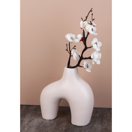 VETTA Вазон, 17х17х6,5 см, керамика, бежевый