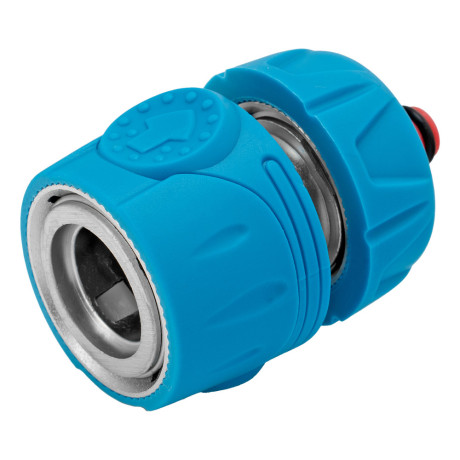 Соединитель быстросъемный 1/2", аквастоп, алюминий, TPR, LUXE Palisad