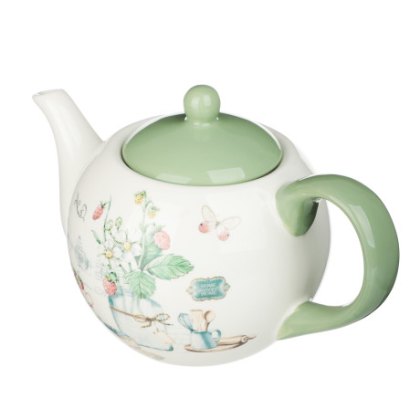 MILLIMI Земляника Чайник, 900мл, керамика